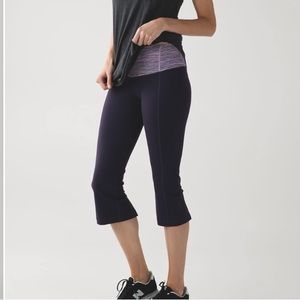 Lululemon Gather & Crow Crop II Legging Pant size 4!